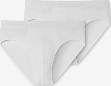 Sous-vêtements SCHIESSER en blanc : devant