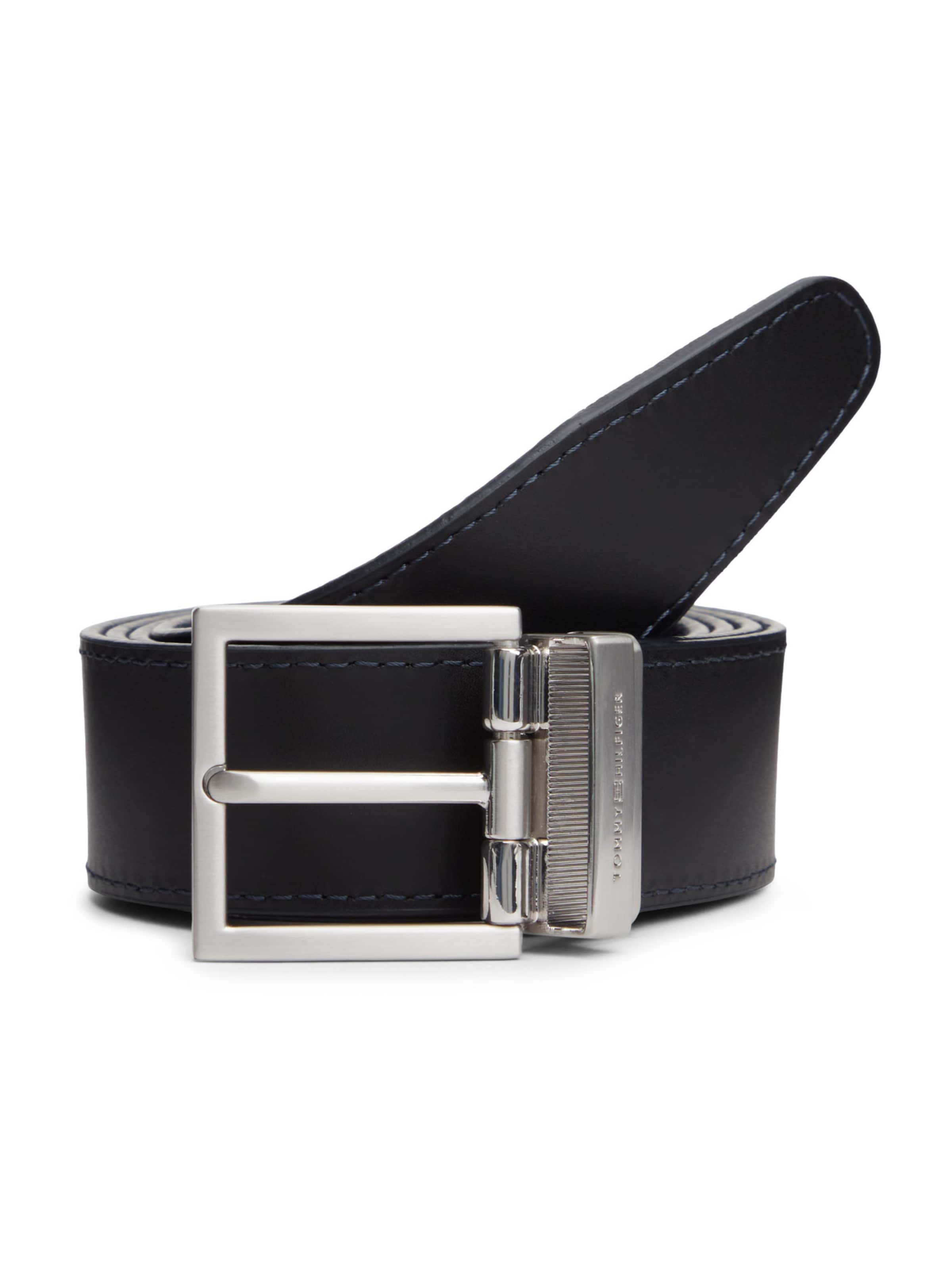 TOMMY HILFIGER Bälte 'Hudson' i svart: framsida
