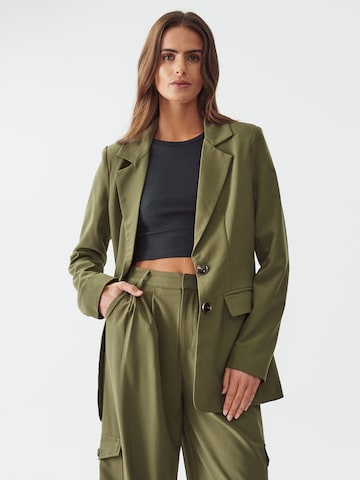 Calli - Blazer em verde: frente