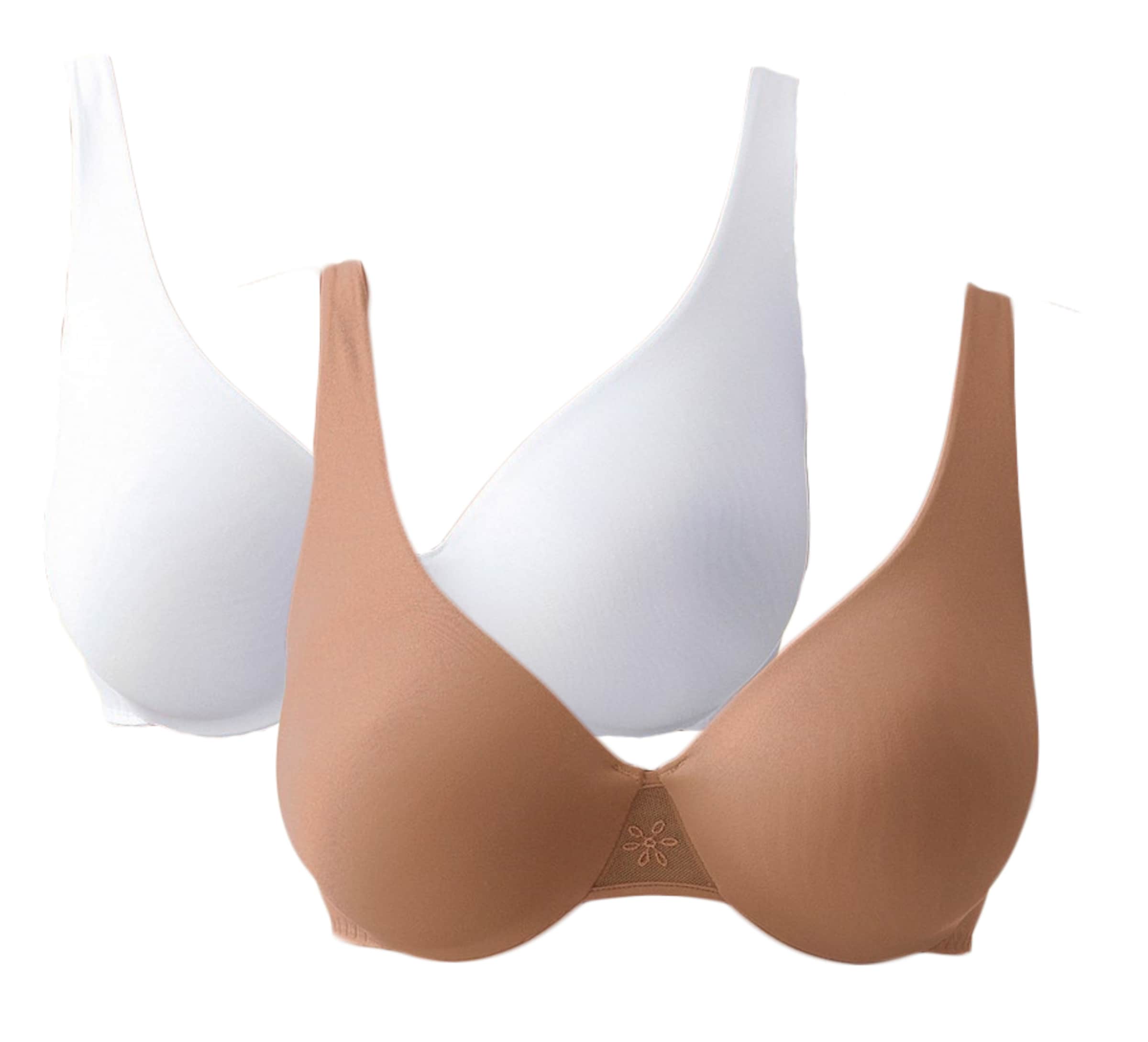 NUANCE Обычный Бюстгальтер в Коричневый: спереди