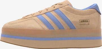 ADIDAS ORIGINALS Низкие кроссовки 'GAZELLE STACK' в Бежевый: спереди