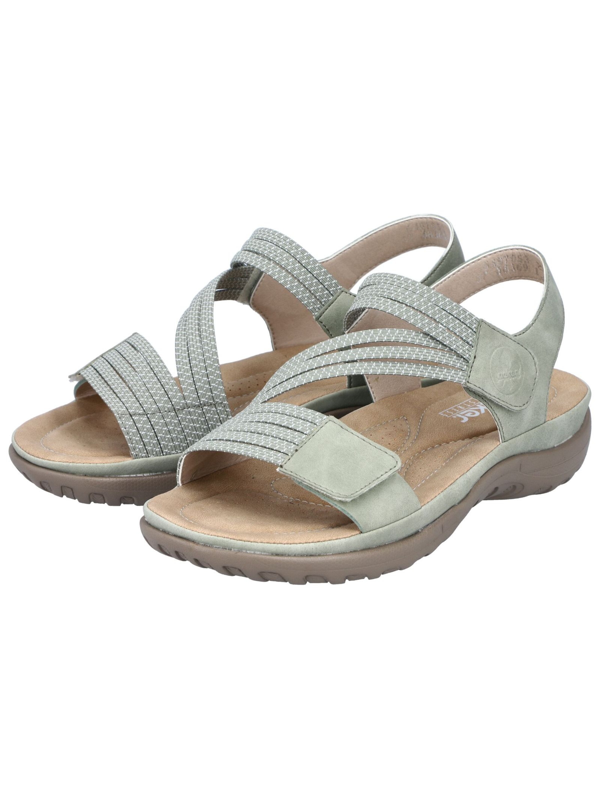 Sandales à lanières Rieker en vert