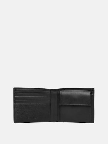 Porte-monnaies 'REFINED MIX BILFOLD W COIN Portafogli' Calvin Klein en noir