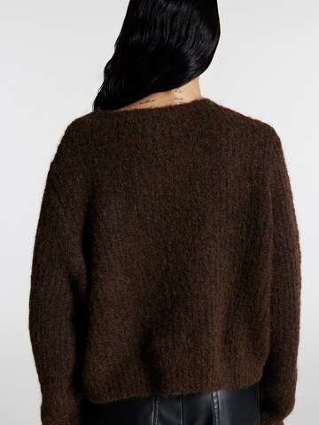 ABOUT YOU x Chiara Biasi Sweater 'Silva' in Brown