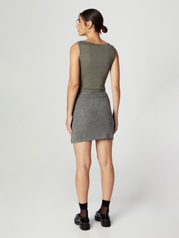 Guido Maria Kretschmer Women - Falda 'Elif' en gris: atrás