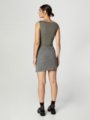 Guido Maria Kretschmer Women Skirt 'Elif' in Grey: back