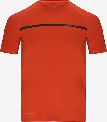 ENDURANCE - Camiseta funcional 'Serzo' en naranja: frente