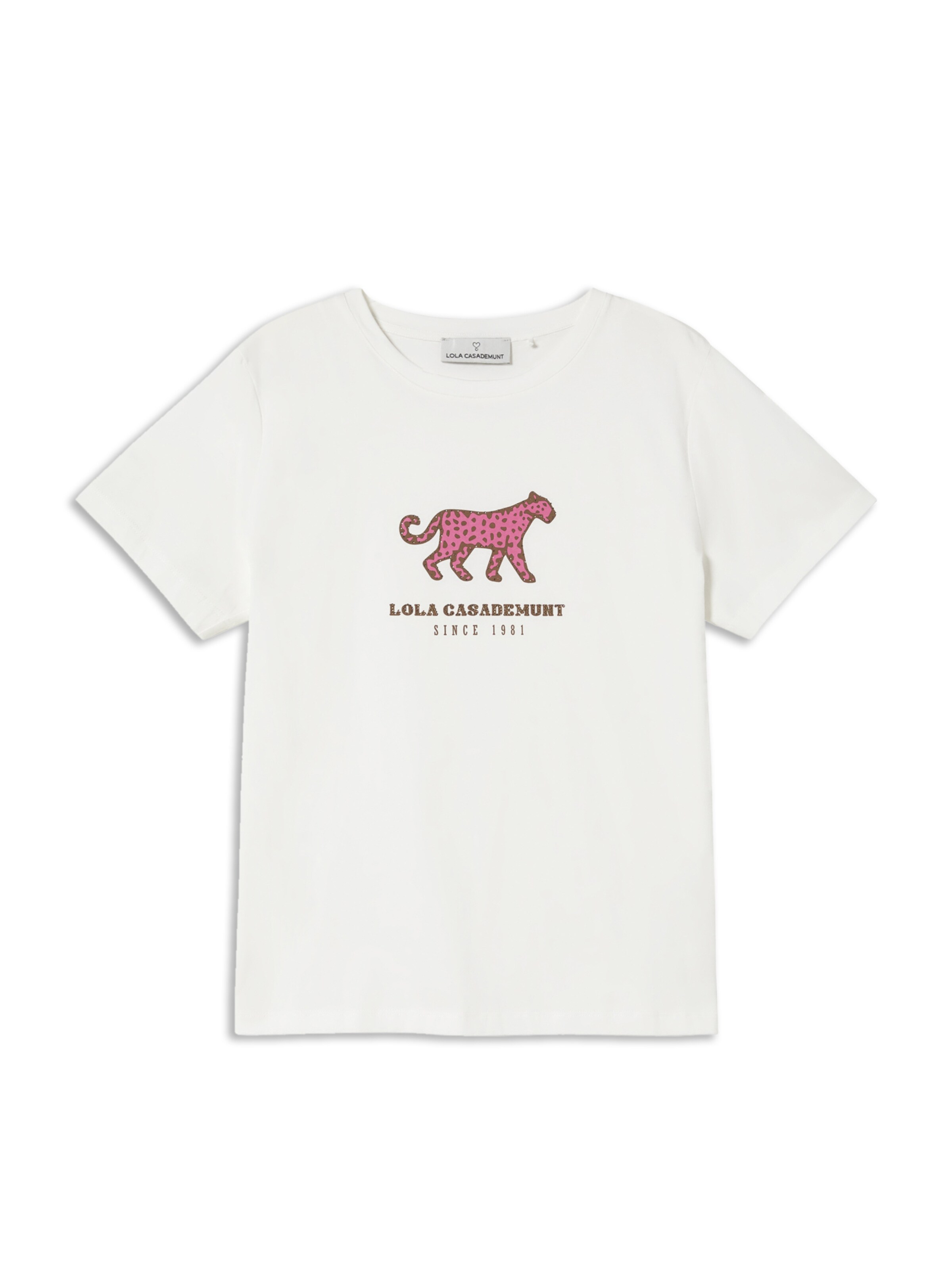 T-shirt Lola Casademunt en blanc : devant