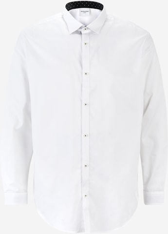 Jack & Jones Plus Regular fit Button Up Shirt 'CARDIFF' in White: front