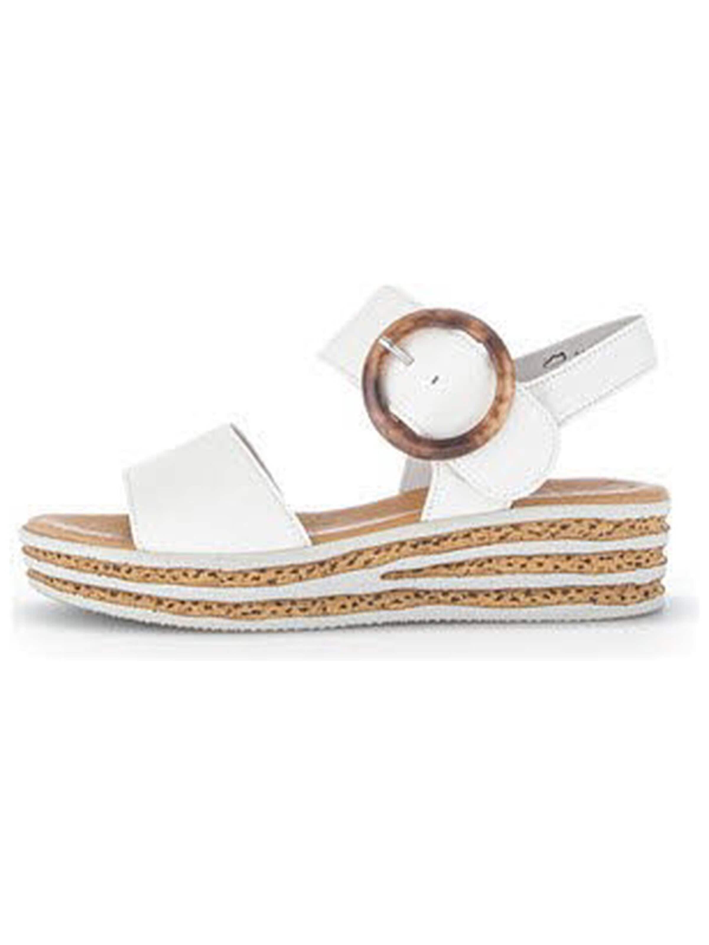 GABOR - Sandalias 'Sandalette Damen 64.550 20 Echtleder in weiß' en blanco: frente