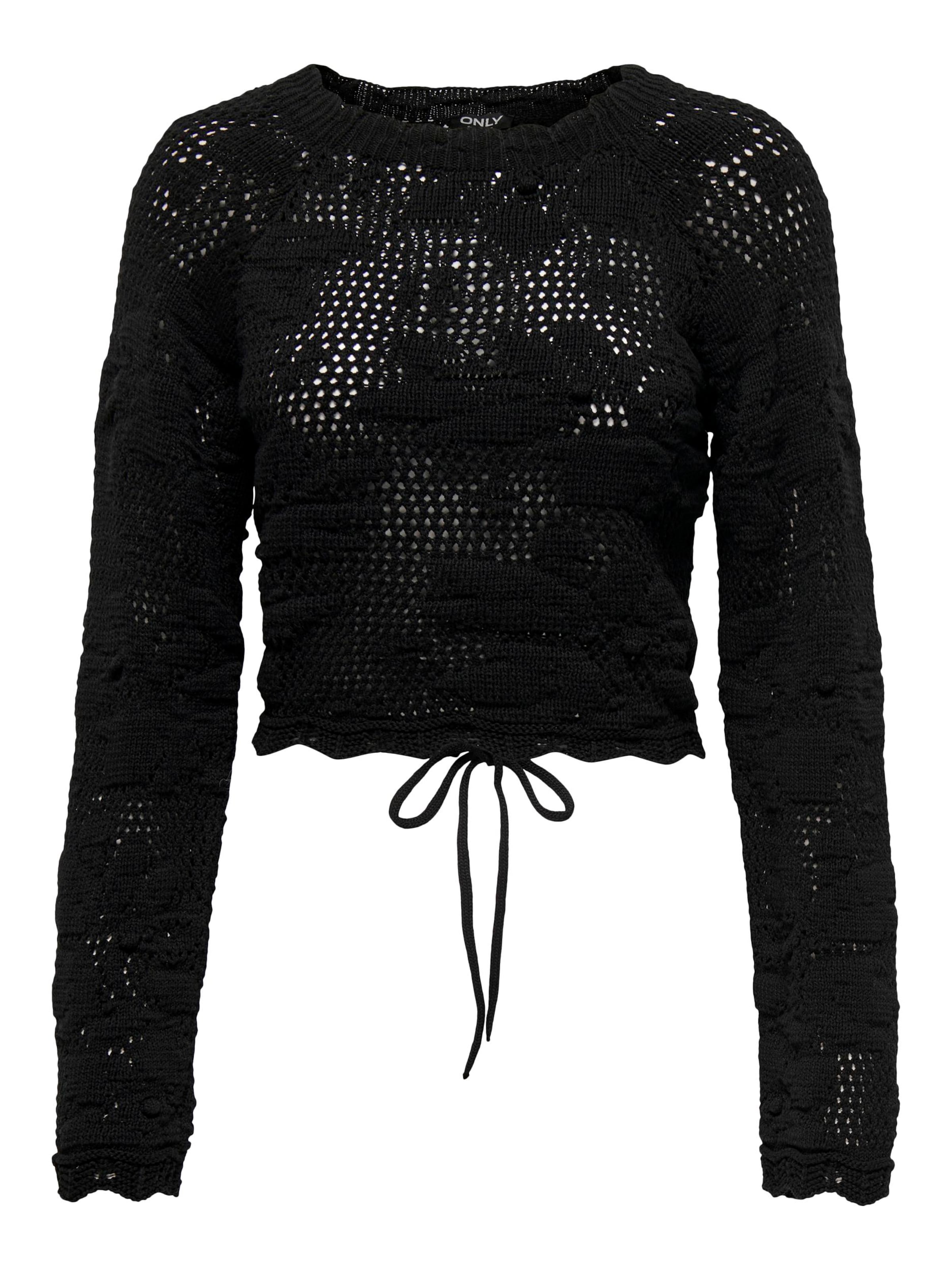 ONLY Pullover 'Cille' in Schwarz: Vorderseite