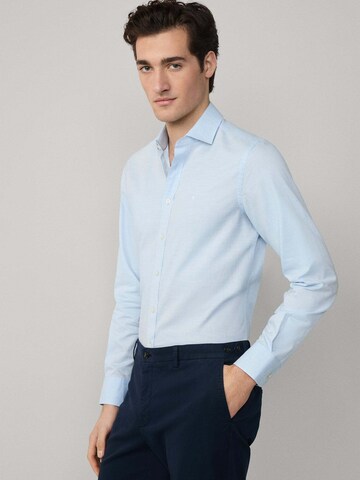 Coupe slim Chemise business Hackett London en bleu