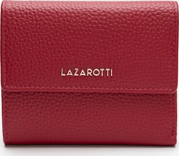 Lazarotti Wallet 'Bologna' in Red: front