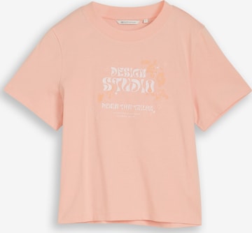 TOM TAILOR DENIM Shirt in Orange: front