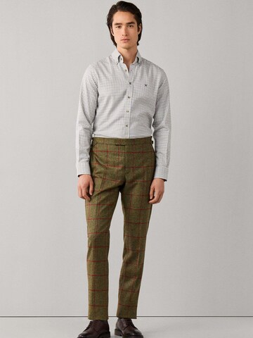 Hackett London Regular fit Button Up Shirt in Green