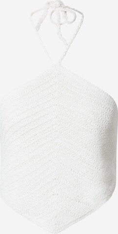 Tops en tricot 'Ylvie' Gina Tricot en blanc : devant