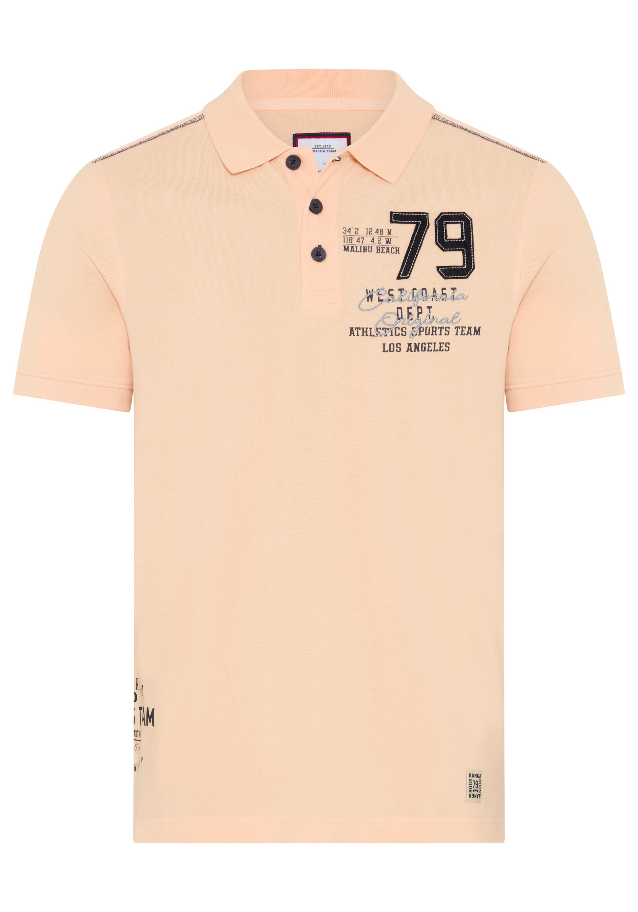 CAMP DAVID Shirt in Orange: front