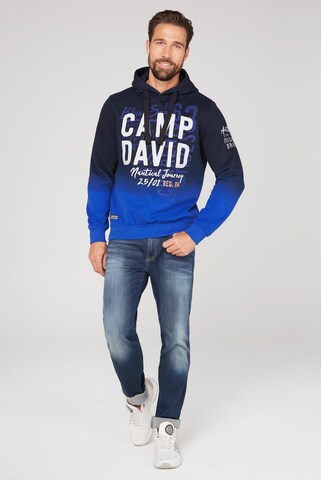 Sweat-shirt CAMP DAVID en bleu