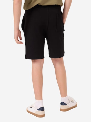 Tommy LifeHlače 'TOMMY Shorts aus Baumwollmischung' - crna boja