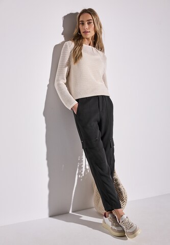 STREET ONE Tapered Hose in Schwarz