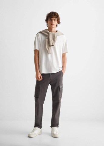 MANGO TEEN Regular Pants in Grey