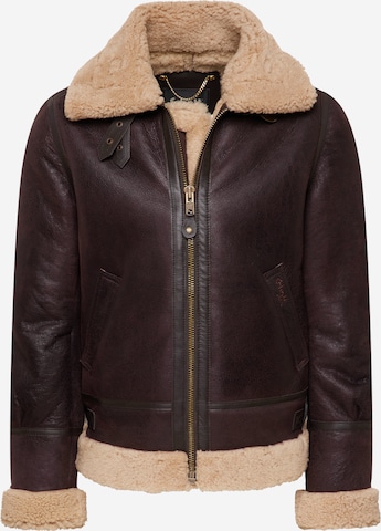 Schott NYCZimska jakna - smeđa boja: prednji dio