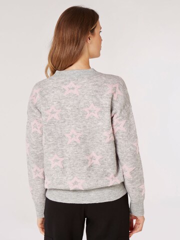 Pull-over ' ' Apricot en gris