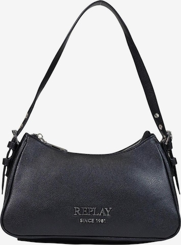 Borsa a spalla 'TEXTURIZED SYNTHETIC FW01A1.000.A7243S' di REPLAY in nero: frontale