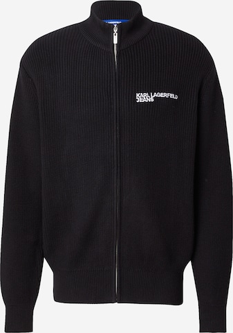 KARL LAGERFELD JEANSKardigan - crna boja: prednji dio
