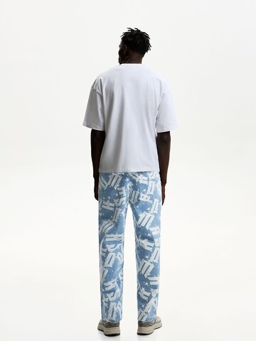 Bershka Loosefit Jeans i blå