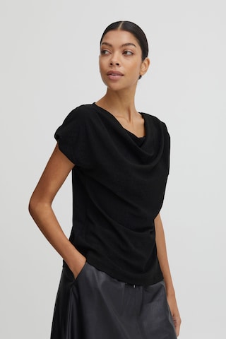 b.young Shirt 'By selina' in Zwart: voorkant