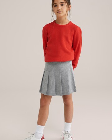 Pull-over WE Fashion en rouge