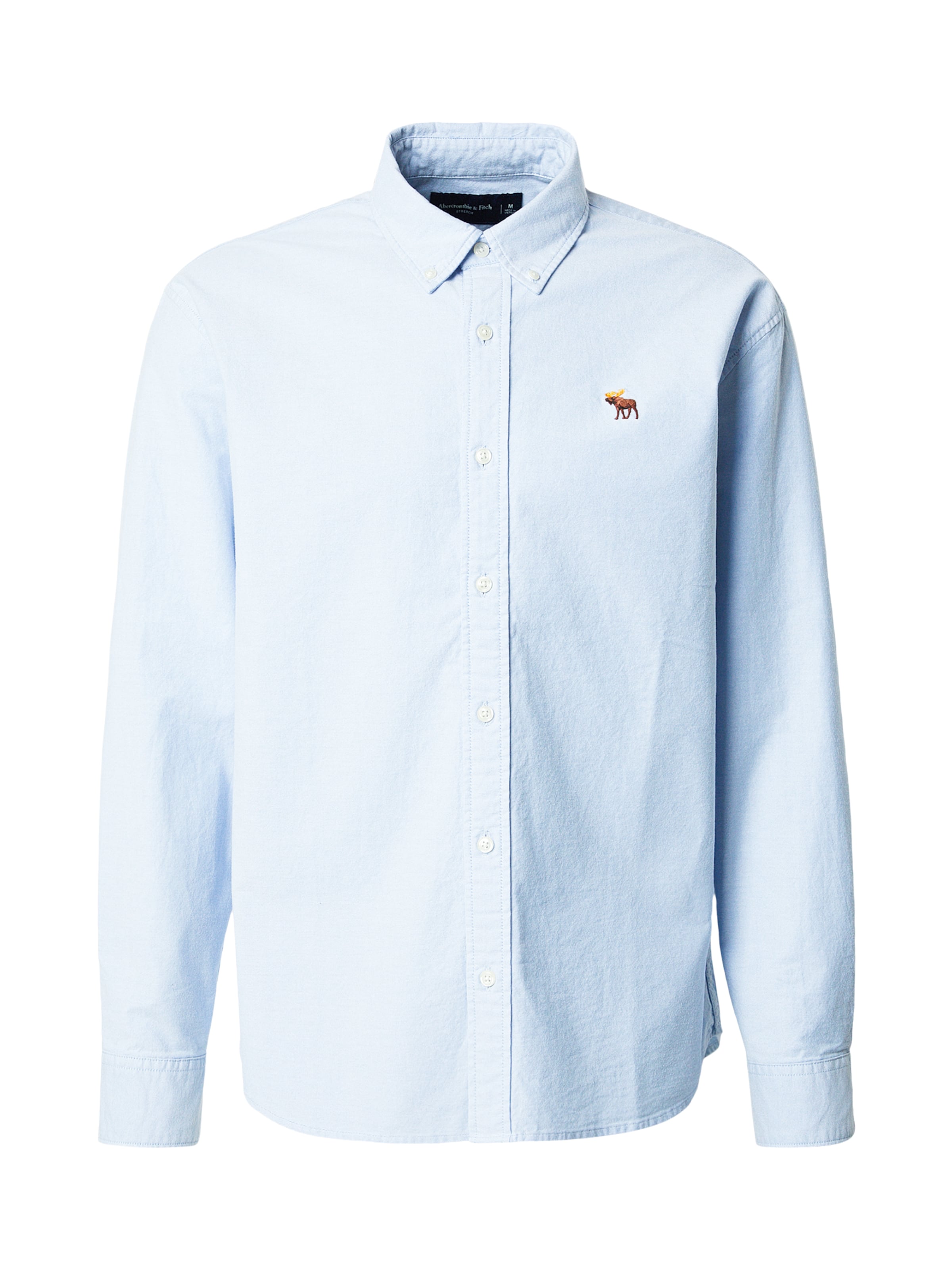 Abercrombie & Fitch - Ajuste confortable Camisa en azul: frente