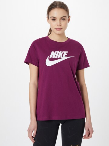 Nike Sportswear - Camisa 'Futura' em roxo: frente