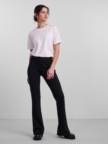 PIECES Flared Pants 'Otine' in Black