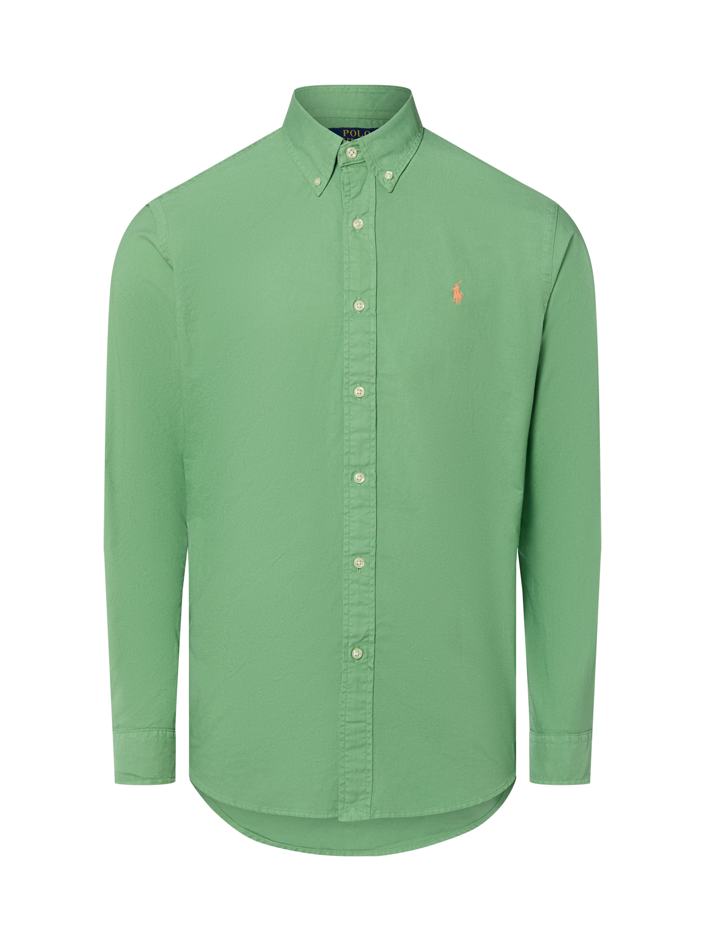 Polo Ralph Lauren Regular fit Overhemd in Groen: voorkant