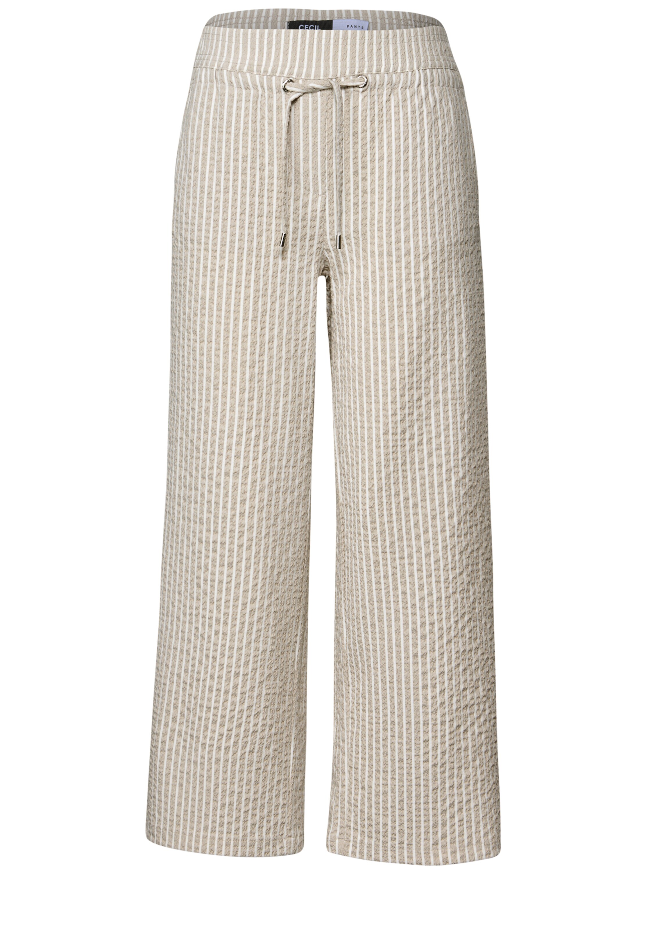 CECIL Wide Leg Hose in Beige: Vorderseite