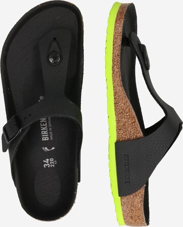 BIRKENSTOCK Sandals & Slippers 'Gizeh' in Black