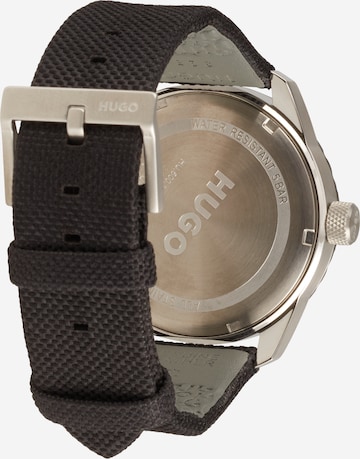 HUGO Analogové hodinky '#Trek' – černá