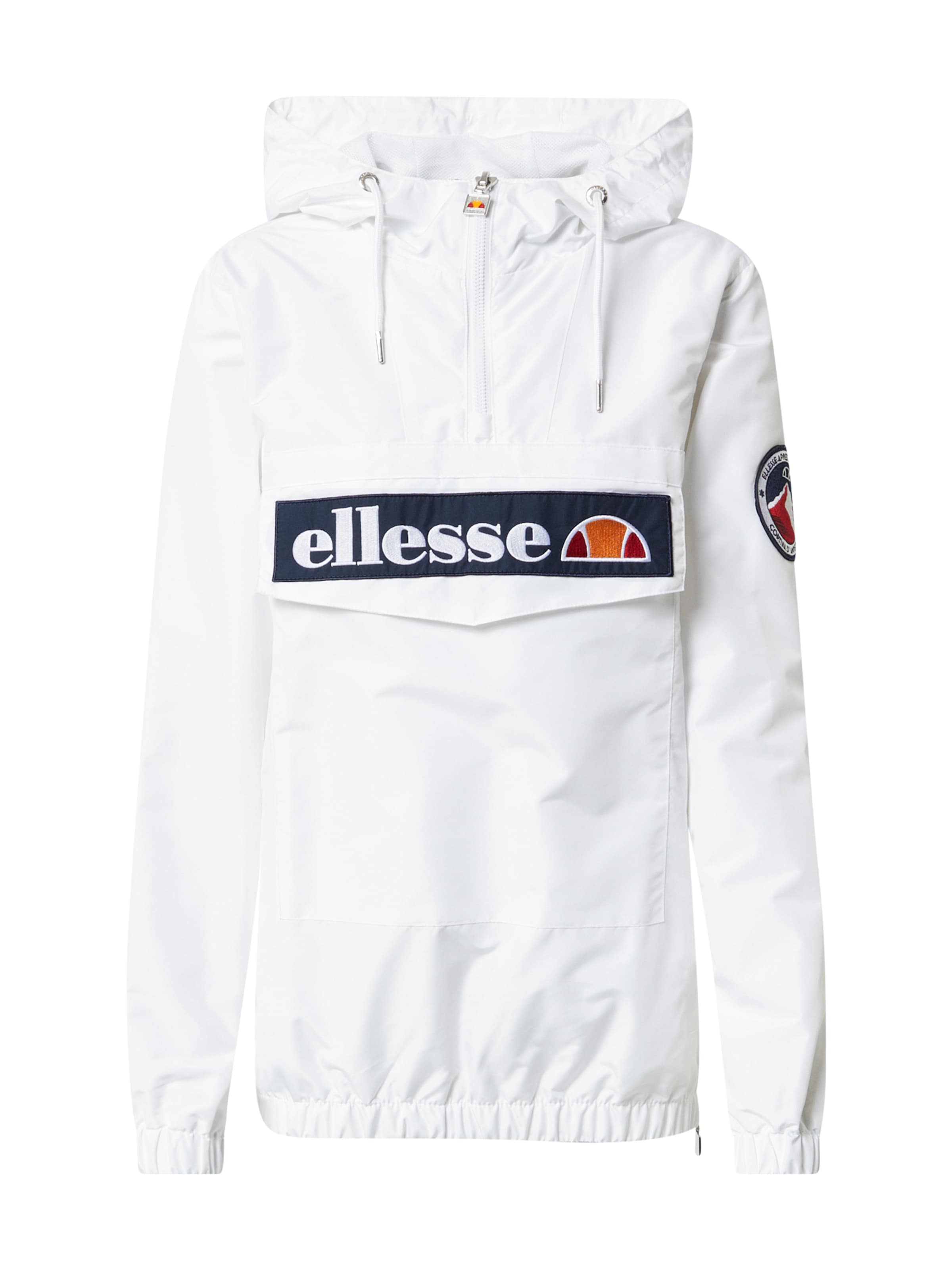 ellesse (M)ホワイトファー付きクロップドジャケット ブルゾン y2k ellesse (M)ホワイトファー付きクロップドジャケット ブルゾン