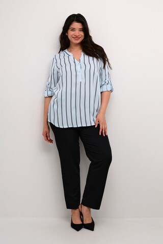 KAFFE CURVE Blouse 'Sida' in Blue