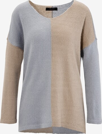 Aniston CASUAL Sweater in Beige: front