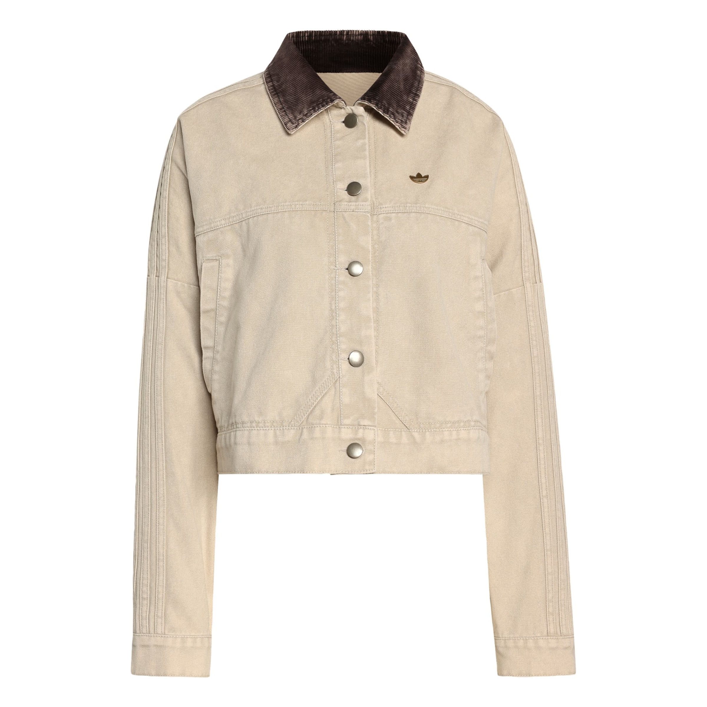 ADIDAS ORIGINALS Between-season jacket 'ESS' in Beige: front