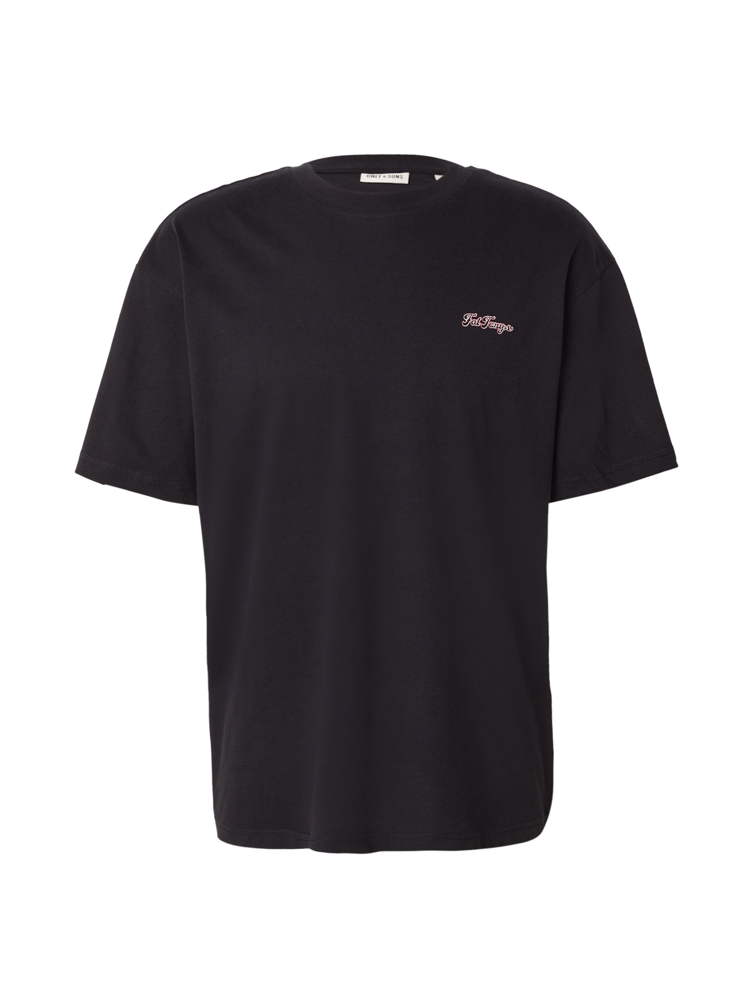 Only & Sons Μπλουζάκι 'ONSMALIK CASEYS' σε μαύρο: μπροστά