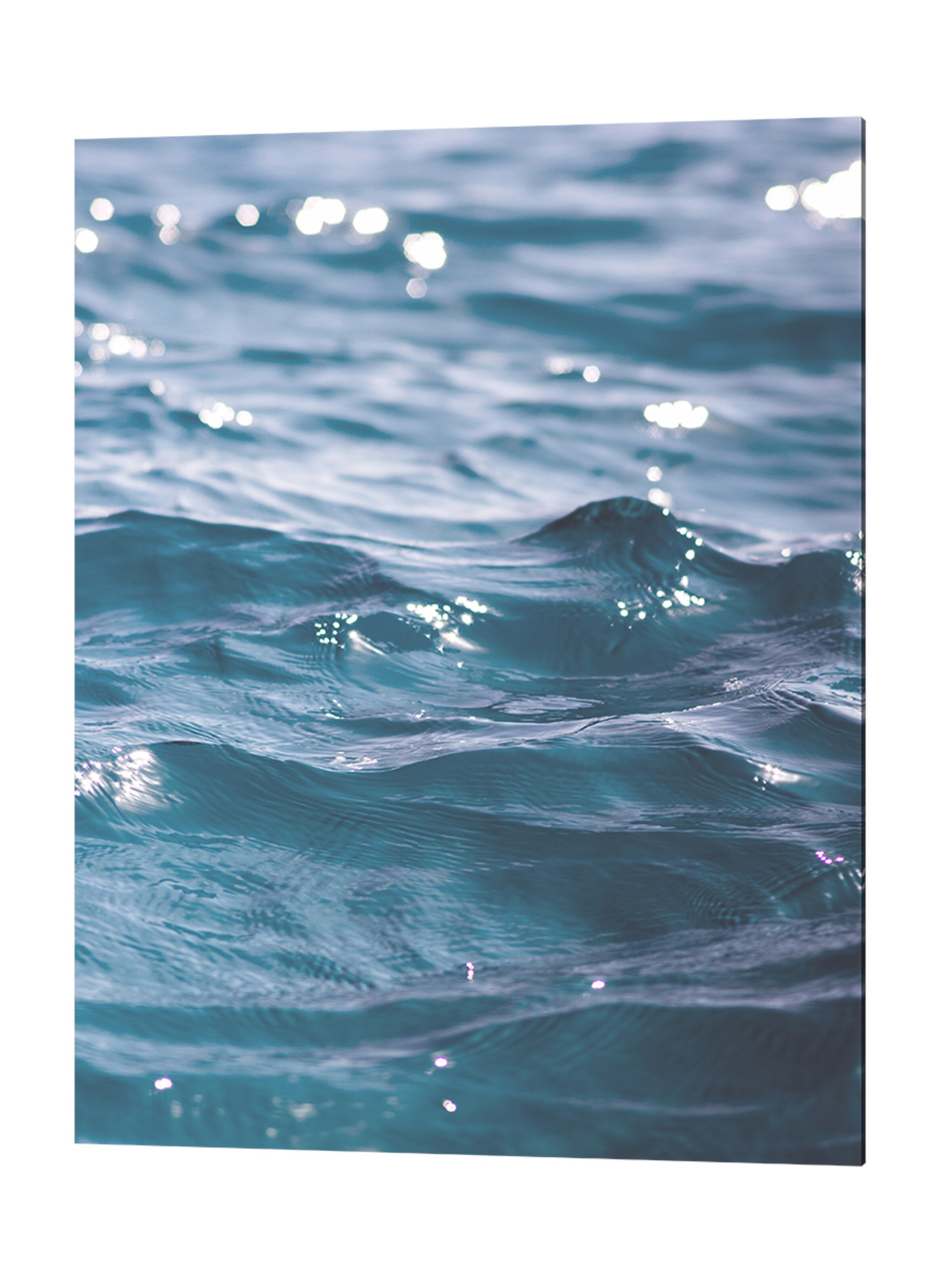 Liv Corday Bild 'Ocean Waves' in Blau: Vorderseite