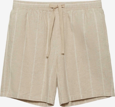Pull&Bear Housut koossa 29-30 värissä beige / valkoinen, Tuotenäkymä