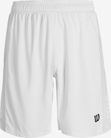 WILSON Loose fit Workout Pants in White: front