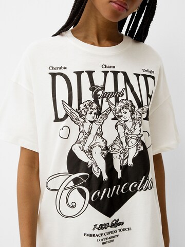 T-shirt Bershka en beige
