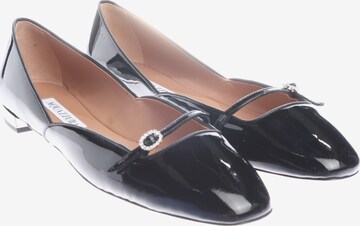 Aquazzura Flats & Loafers in 40 in Black: front