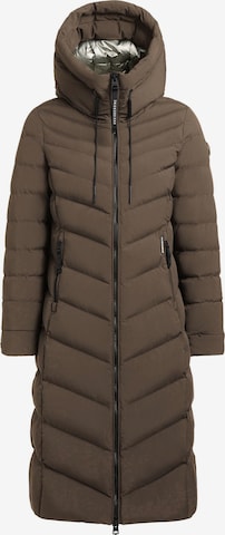 khujo Wintermantel 'Stoane2' in Groen: voorkant